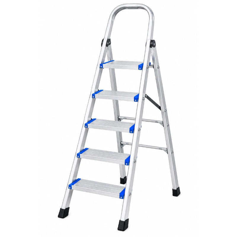 5 Step Folding Aluminum Ladder