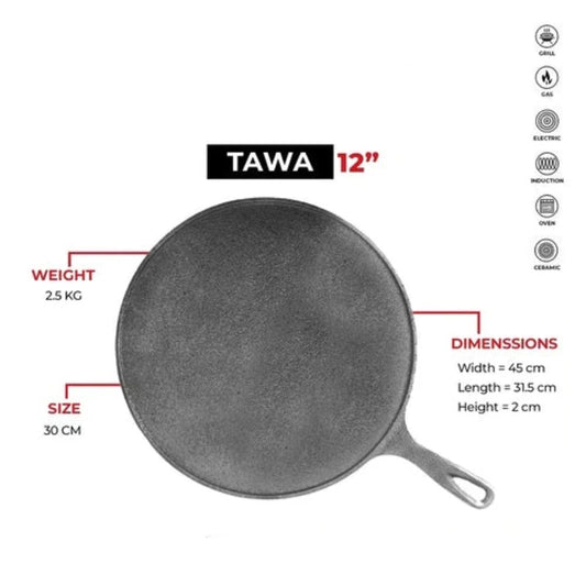 Cast Iron Tawa 30cm