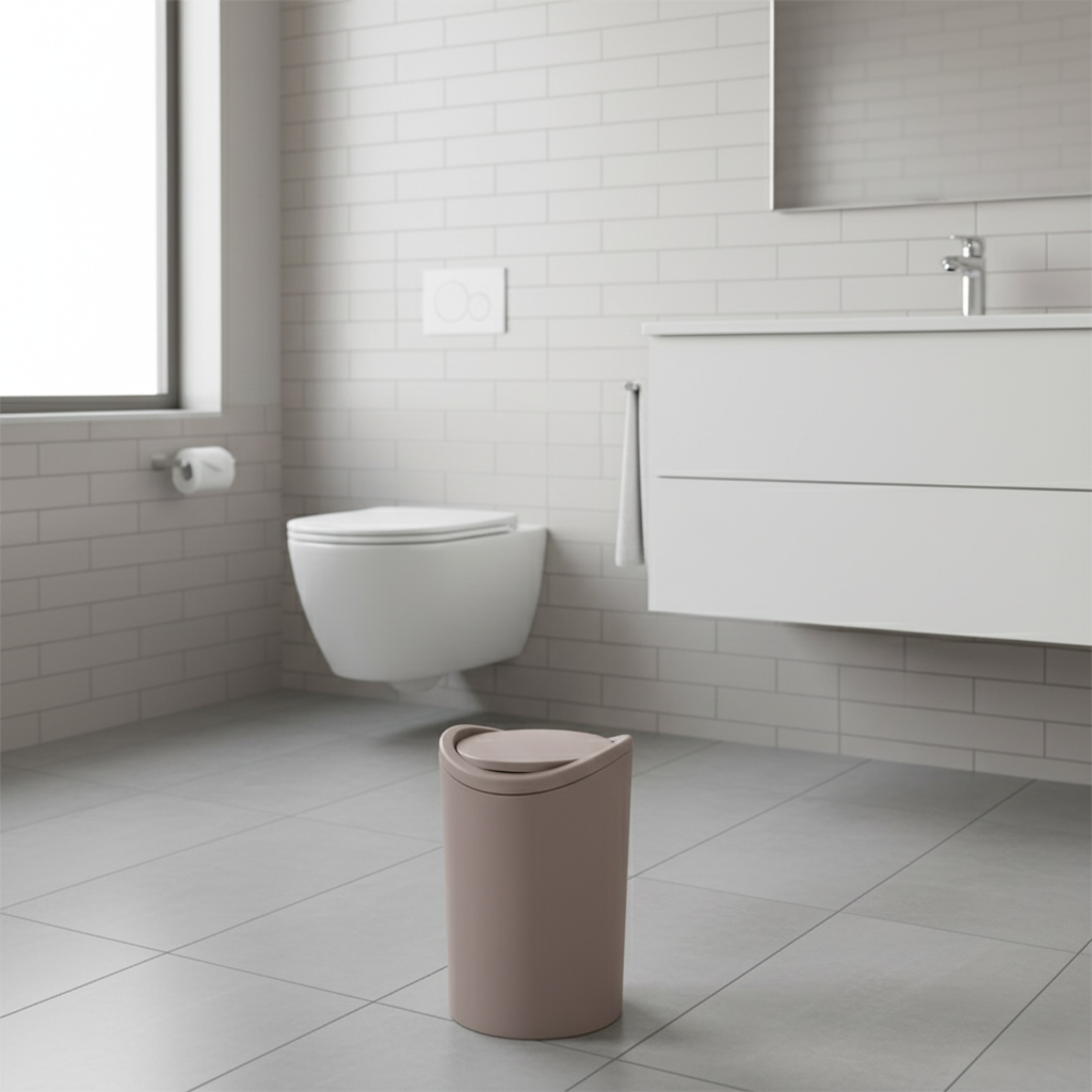 Swing Bath Bin Standard 6L Taupe