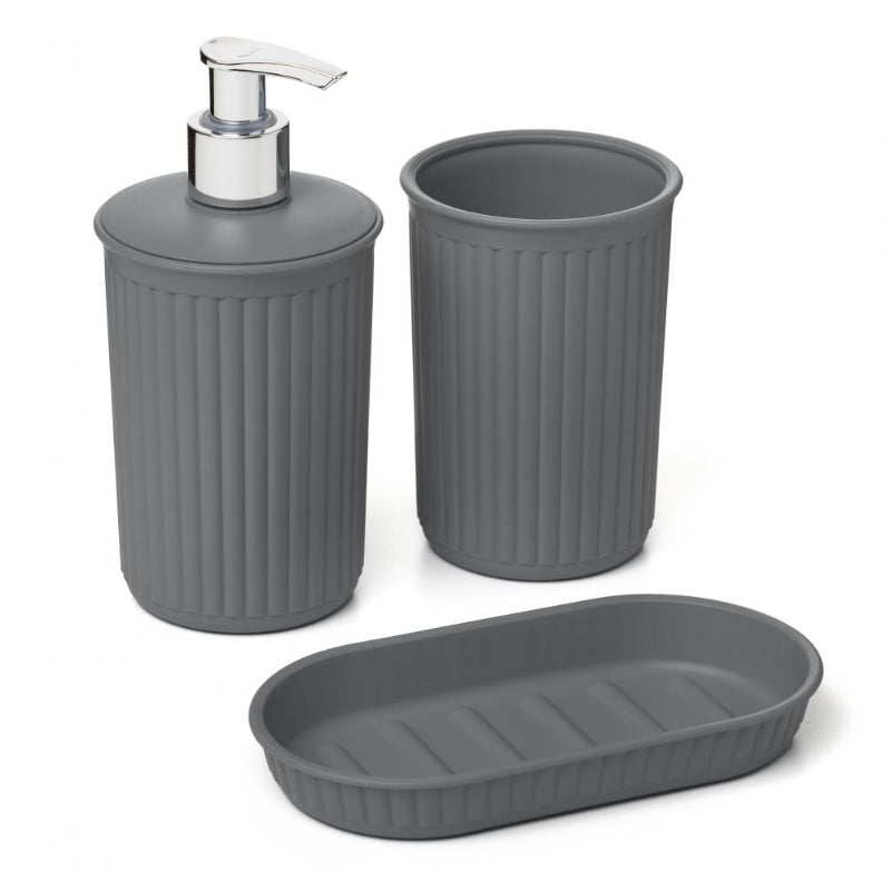Bathroom A6 Baobab Anthracite Grey (Set of 3)