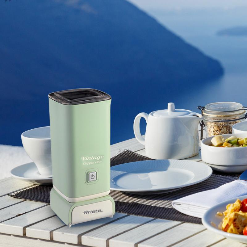 Milk Frother Vintage Green