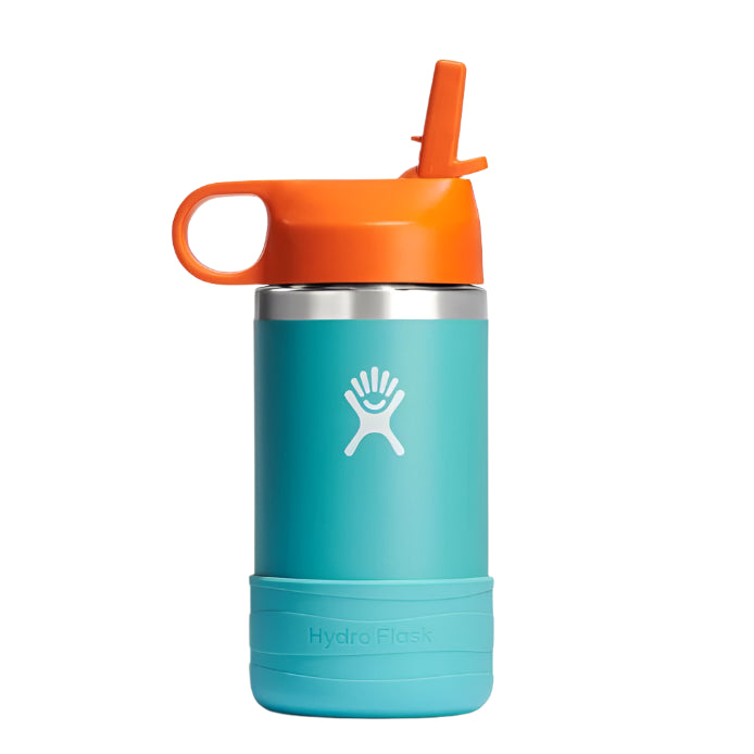 Hydro Flask 12 Oz Kids Wide Mouth Straw Cap And Boot Seaspray