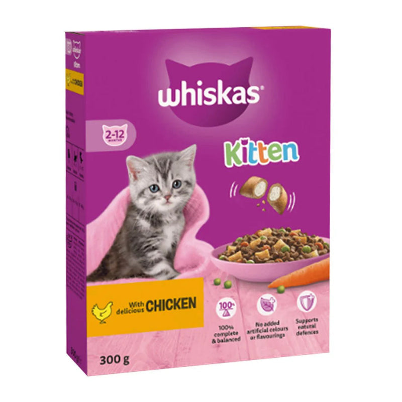 Whiskas Box Kitten Chicken 300g (Pack of 6)