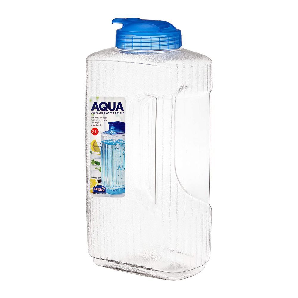Lock & Lock Aqua Water Bottle Pet, 2.1L