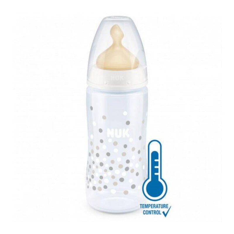 Nuk Bottle 300ml Latex 0-6m Temperature Indicator