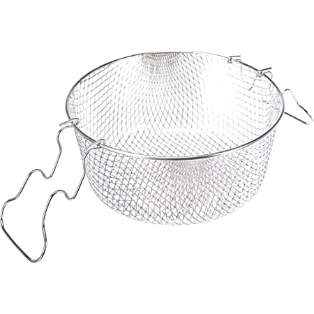 Ibili Basket with Handles Silver Metal 23 x 23 x 10 cm