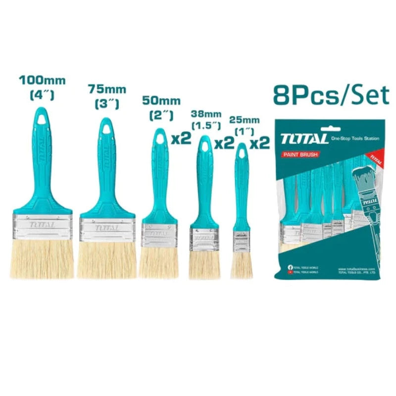Paint Brush (Set of 8Pcs)