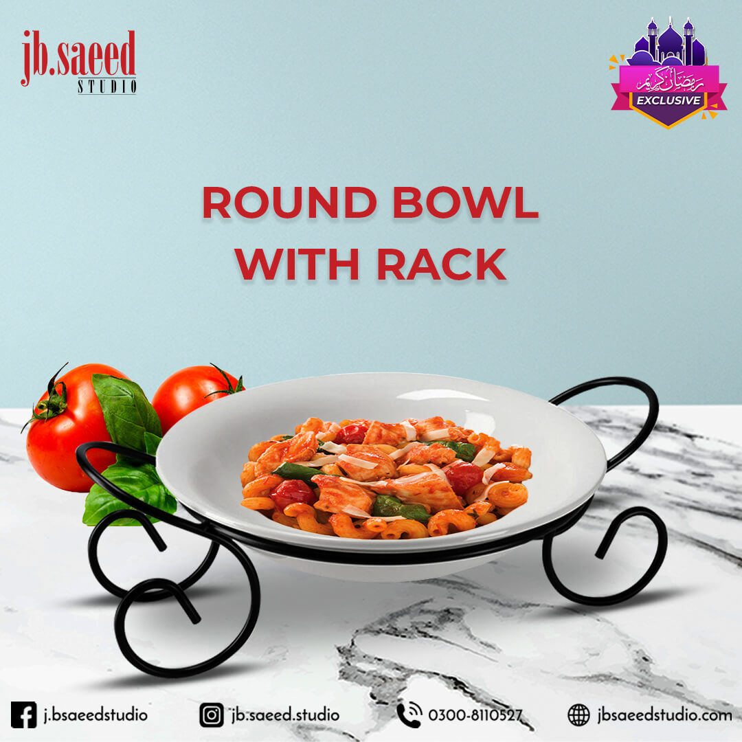 Round Bowl With Rack