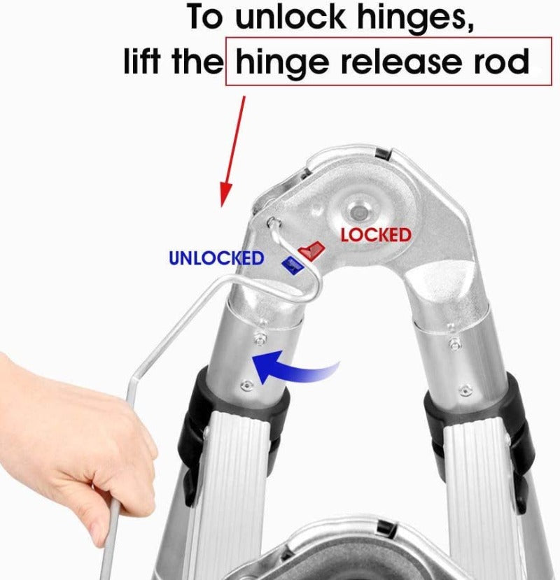 Heavy Duty Aluminum Telescopic Ladder