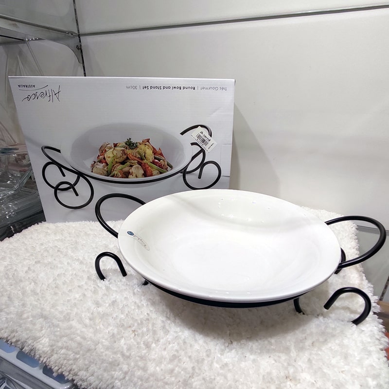 Round Bowl With Rack