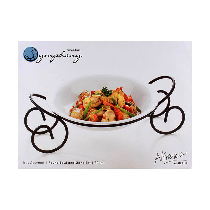 Round Bowl With Rack