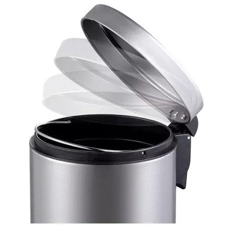 Eko Serene Step Bin 5 Liter Silver