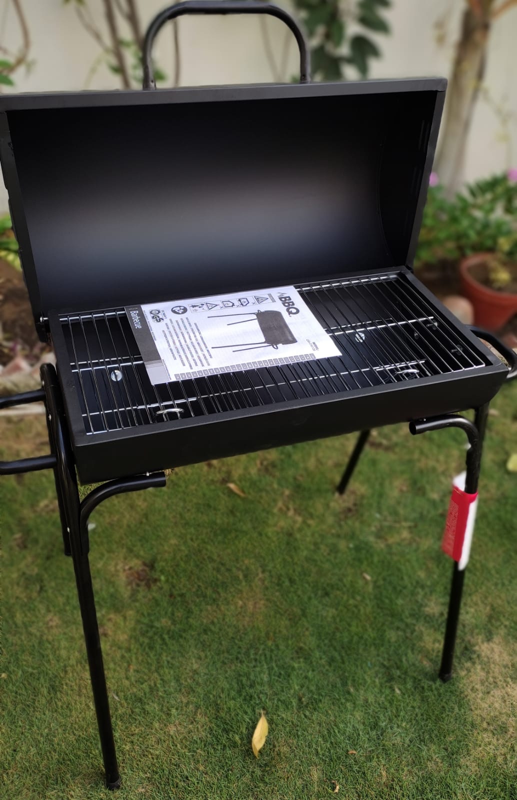 Charcoal BBQ Cylinder Grill