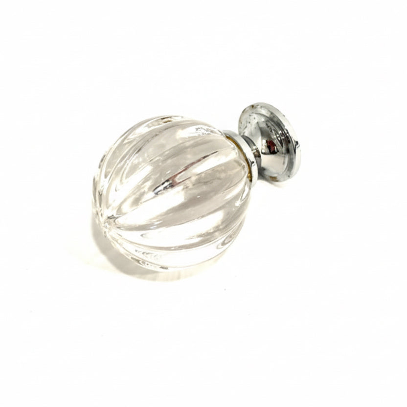 Crystal Knob Chrome