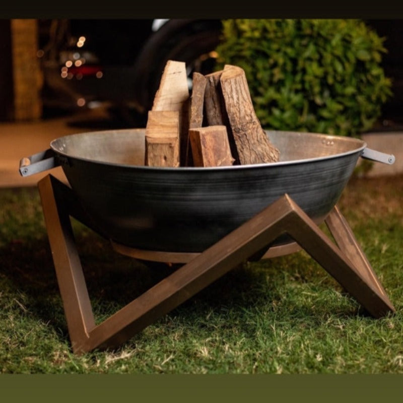 Fire Pit Antique Brass