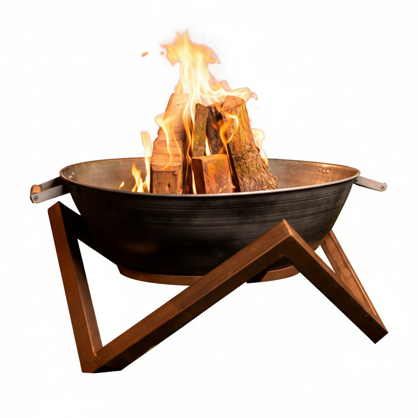 Fire Pit Antique Brass