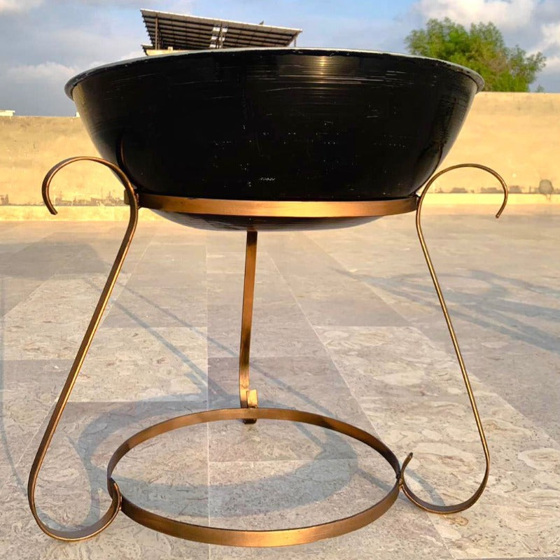 Fire Pit Antique Brass