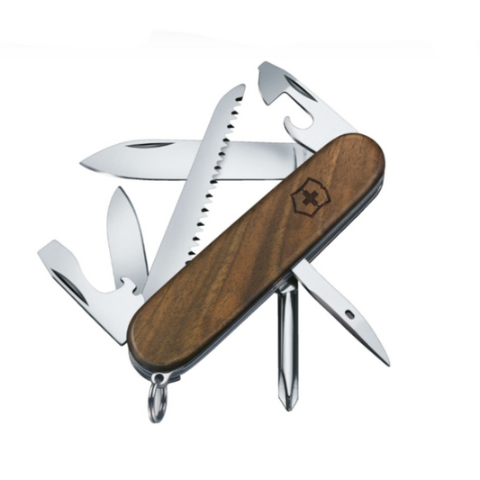 Classic Swiss Tool Wood 11 functions