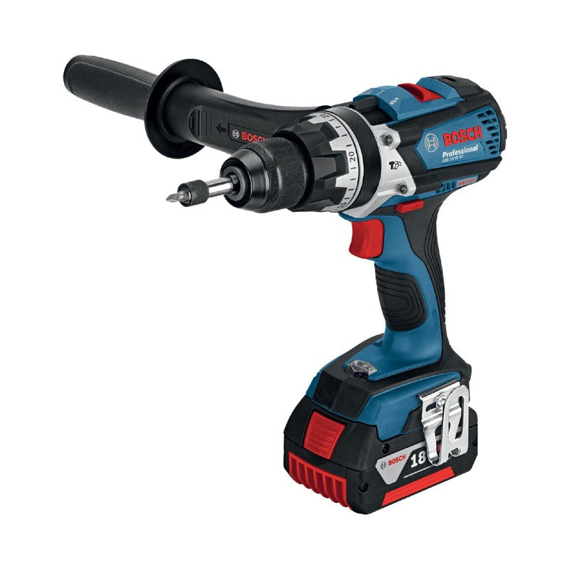 Bosch Cordless Percussion Driver Dill, 5/8", 16mm, 18.0V, 5.0Ah, 75N.m, VSR-2, T.Setting, Li-ion, Ex. Battery