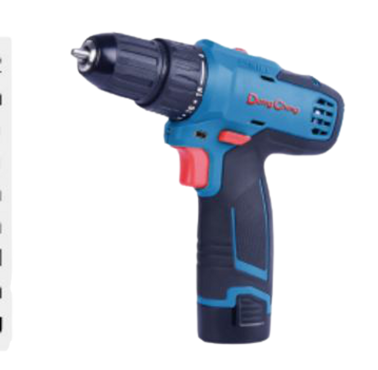 DONGCHENG CORDLESS DRIVER DRILL, 3/8", 10mm, 10.8V, 2.0Ah, VSR, T.Setting, 2speed, Ex