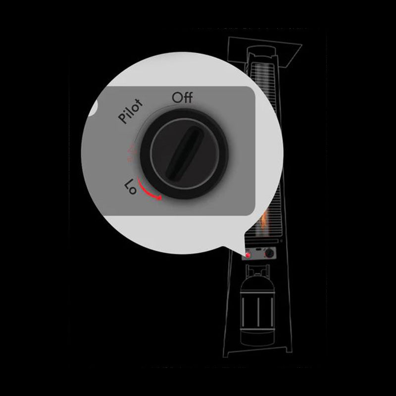 Patio Heater Natural Flame