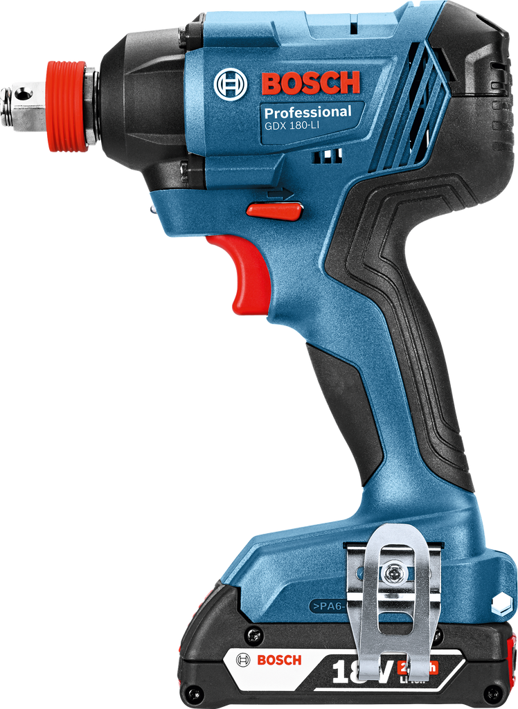 Bosch Cordless Impact Driver + Wrench, 1/2", 18V, 2.0Ah, M14, 180N.m., HD., Ex. Battery