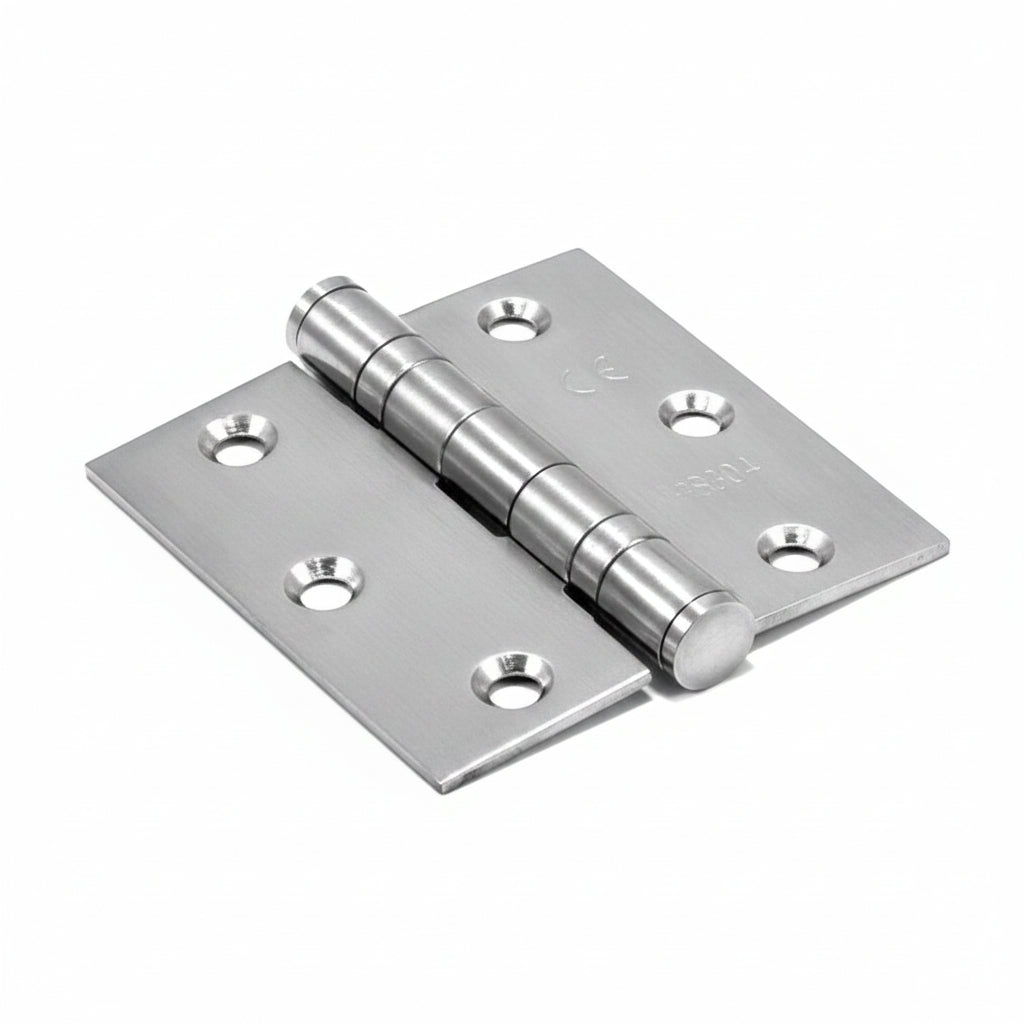 Euro Art Double Ball Bearing SS Hinge - 3x3x2.5mm, Grade 304, Pairs, SSS