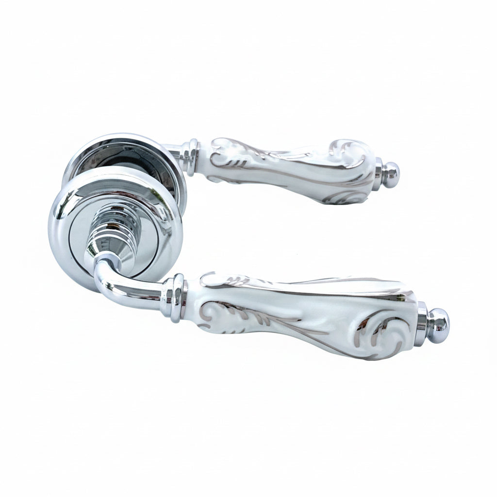 Porcelain Handle White/Chrome