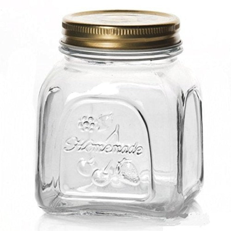 Set of 8 Pasabahce Glass Jar 500ml
