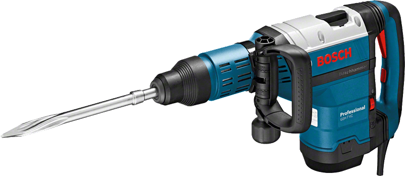 Bosch SDS Max Demolition Hammer, 1700W, 2720b.p.m, C.Electronic, 13J, 8.5kg, Vib Control.