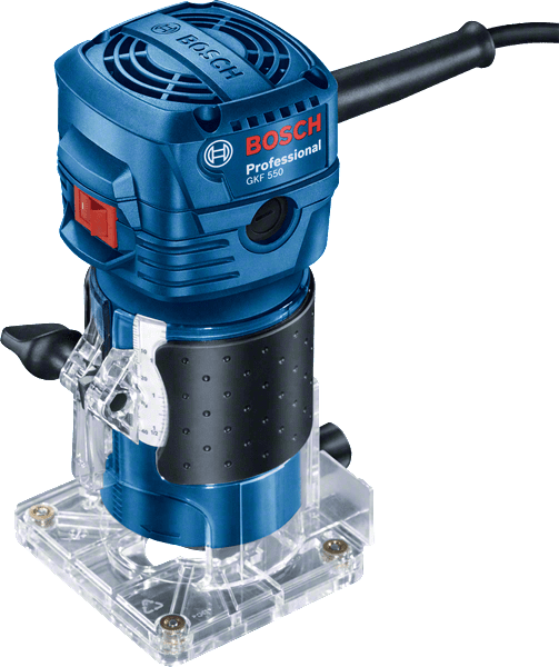 Bosch Trimmer, 6mm, 550W, 33,000r.p.m.