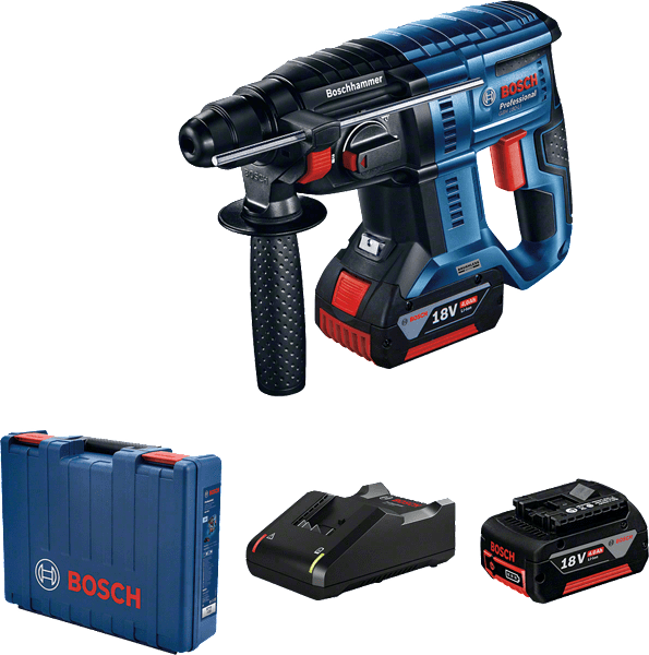 Bosch Cordless Rotary Hammer, 20mm, 18.0V, 3.0Ah, 1.7J, VSR, Li-ion, , Ex. Battery