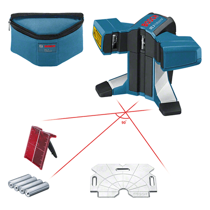 Bosch Tile Laser, 20M, 3-lines, Accuracy ±0.2mm/M