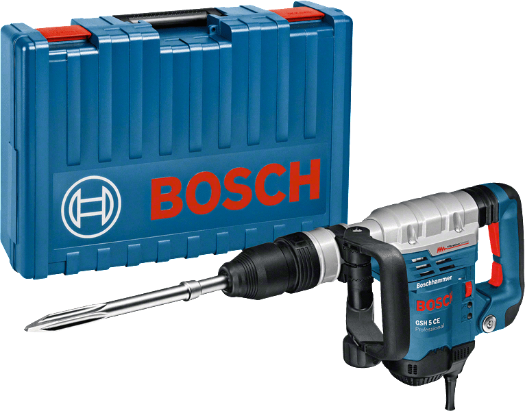Bosch SDS Max Demolition Hammer, 1150W, 1300- 2900b.p.m, 8.3J, 6.2kg, Vibration Control