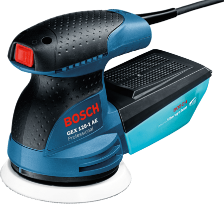 Bosch Random Orbit Sander, 125mm, 250W, 15000- 24000o.p.m, Orbital, C.Electronic,Velcro