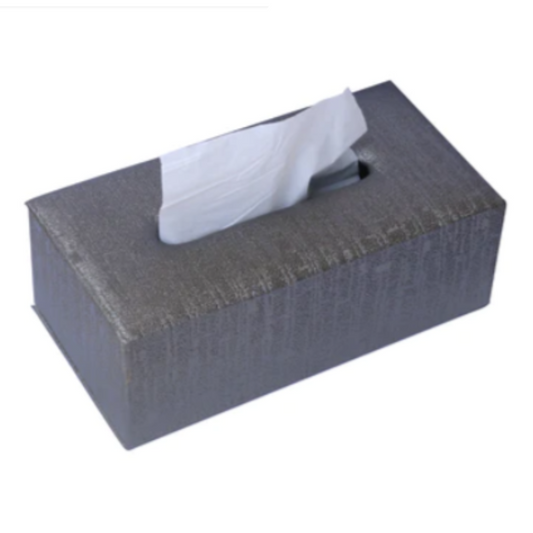 Faux Leather Tissue Box Chic Large