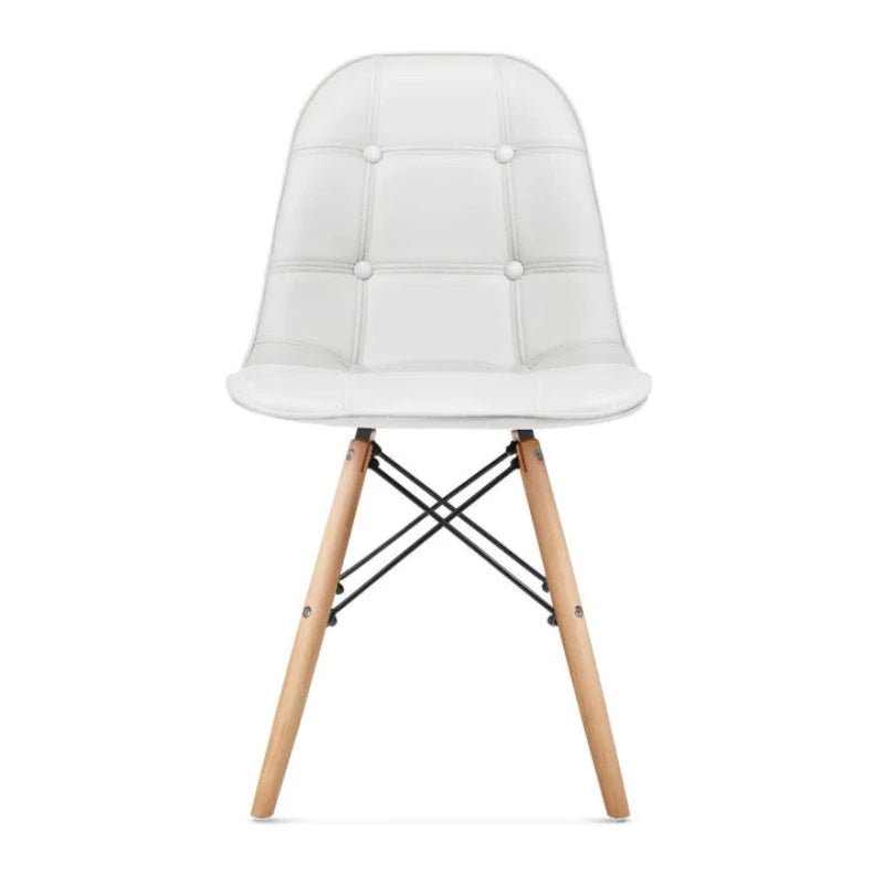 Dining & Room Chair White Leather