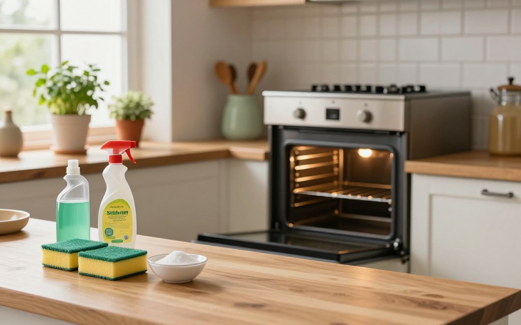 how to clean oven