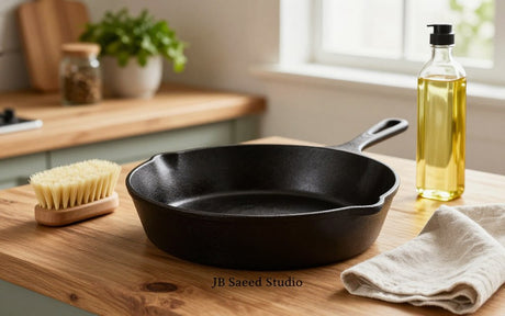 cast iron pan how to clean