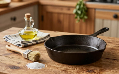 how to clean cast iron pan