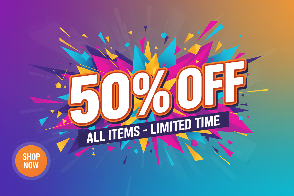 11.11 FLAT 50% OFF