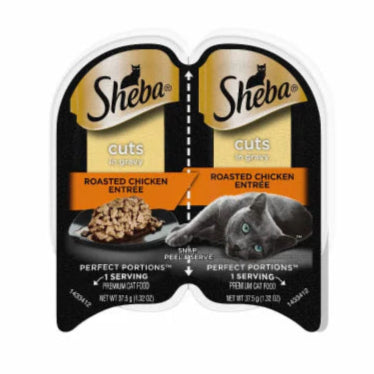 Sheba Cat Food Chicken Gravy 85g (Pack of 22)