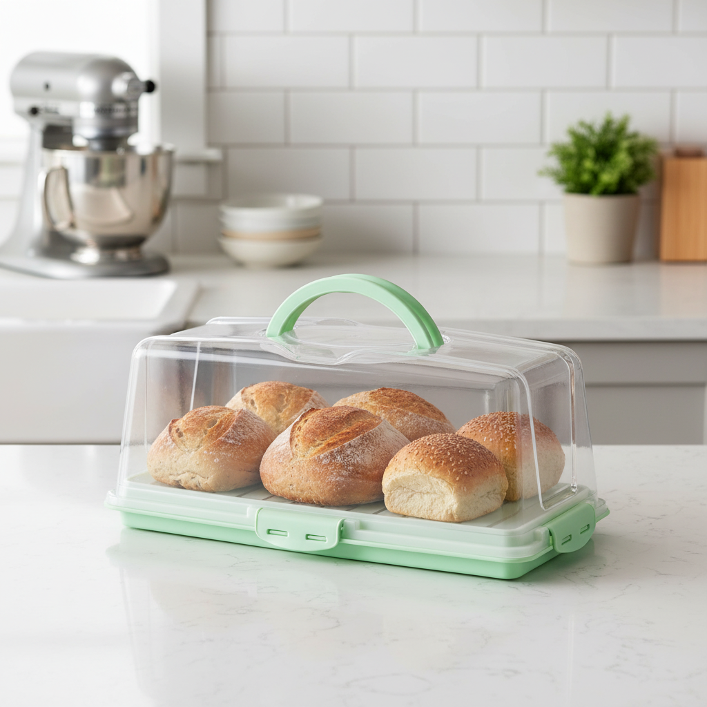 Bread & Cake Container Soft Mint