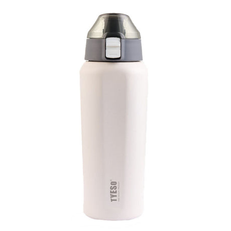 Tyeso Vacuum Insulated Sports Bottle 600ml White