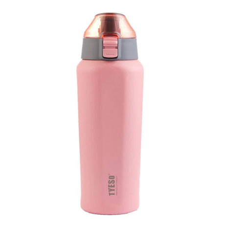 Tyeso Vacuum Insulated Sports Bottle 600ml Pink