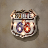 Hanging Led Frame Route 66