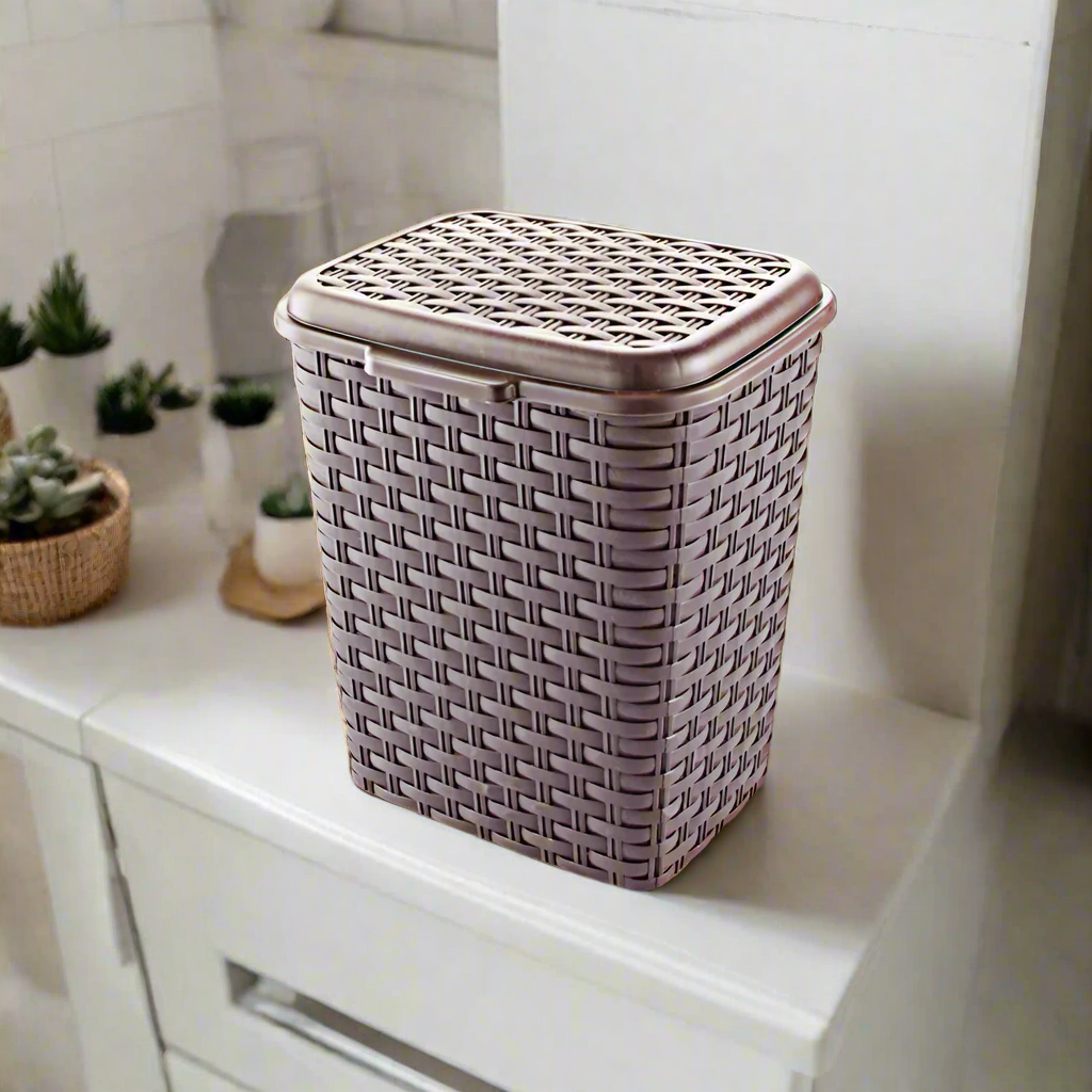 Rattan Detergent Box Brown