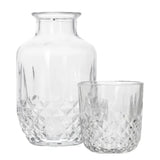 Water Carafe & Drinking Glass Set 600ml