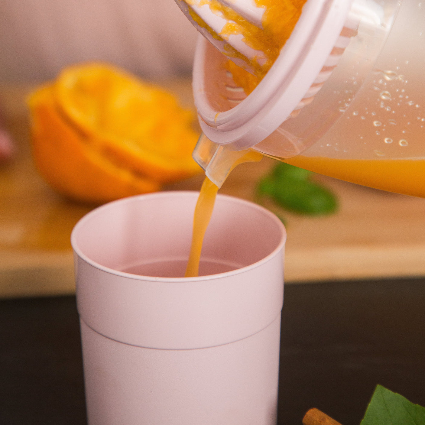 Round Plastic Drinking Glass 0.28L 