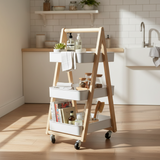 3 Tier Storage Trolley With Wheels